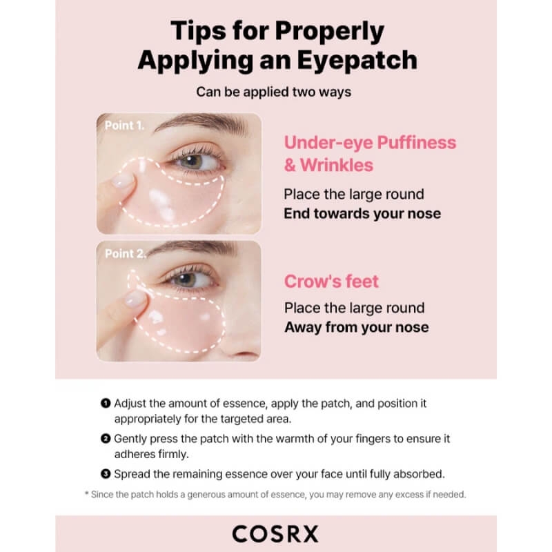 Plasturi Din Hidrogel Pentru Ochi Cu Colagen Si Peptide, 60 bucati, Cosrx
