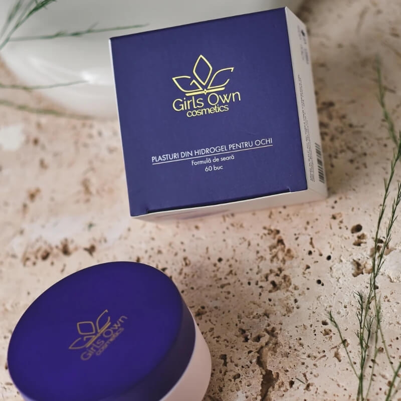 Plasturi din hidrogel pentru ochi formula de seara Go Beautiful, 60 buc, Girl Own Cosmetics