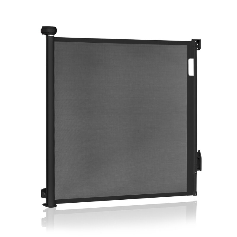 Poarta de siguranta, Lionelo, Thea, Cu suruburi, Textila, Retractabila, Mecanism dublu de blocare, Montaj universal, 80x140 cm, Conform cu standardul european de securitate EN1930, Negru Poarta de siguranta, Lionelo, Thea, Cu suruburi, Textila, Retractabila, Mecanism dublu de blocare, Montaj universal, 80x140 cm, Conform cu standardul european de securitate EN1930, Negru