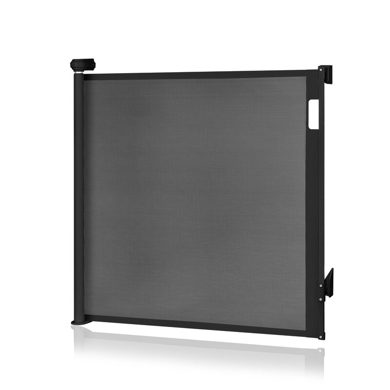 Poarta de siguranta, Lionelo, Thea, Cu suruburi, Textila, Retractabila, Mecanism dublu de blocare, Montaj universal, 80x140 cm, Conform cu standardul european de securitate EN1930, Negru Poarta de siguranta, Lionelo, Thea, Cu suruburi, Textila, Retractabila, Mecanism dublu de blocare, Montaj universal, 80x140 cm, Conform cu standardul european de securitate EN1930, Negru
