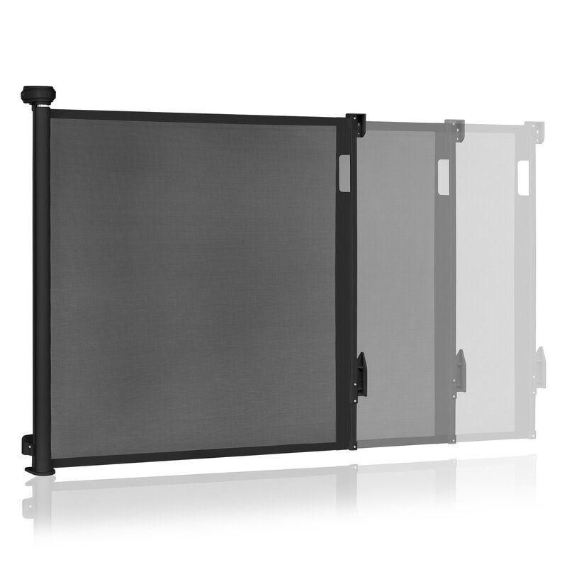 Poarta de siguranta, Lionelo, Thea, Cu suruburi, Textila, Retractabila, Mecanism dublu de blocare, Montaj universal, 80x140 cm, Conform cu standardul european de securitate EN1930, Negru Poarta de siguranta, Lionelo, Thea, Cu suruburi, Textila, Retractabila, Mecanism dublu de blocare, Montaj universal, 80x140 cm, Conform cu standardul european de securitate EN1930, Negru
