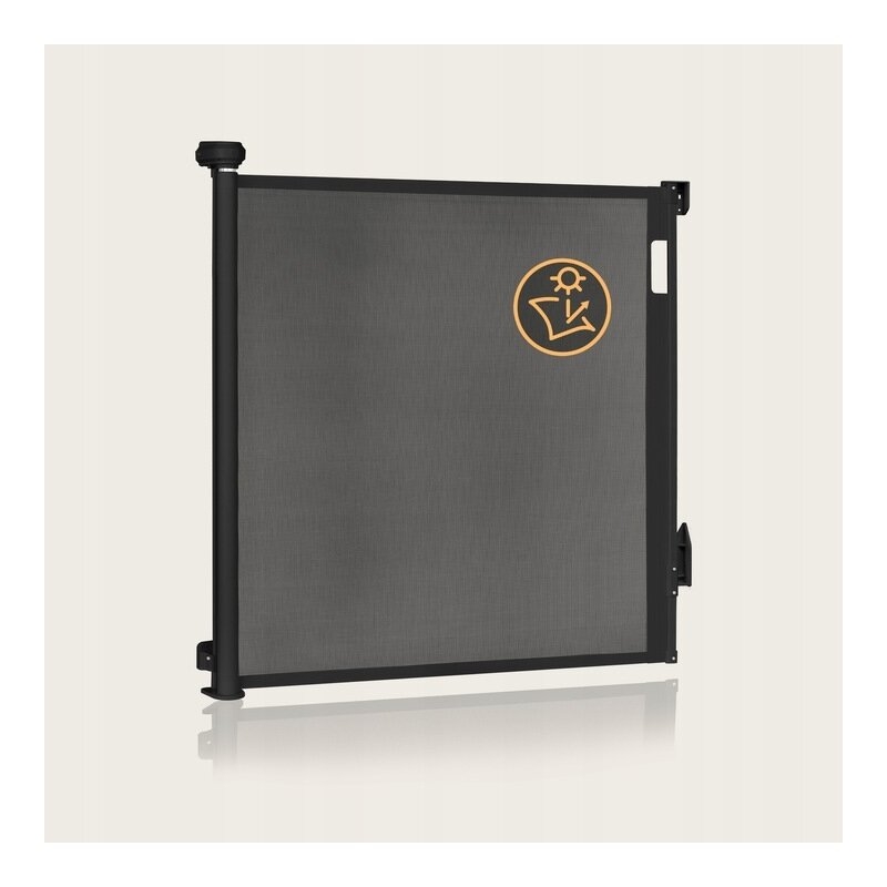 Poarta de siguranta, Lionelo, Thea, Cu suruburi, Textila, Retractabila, Mecanism dublu de blocare, Montaj universal, 80x140 cm, Conform cu standardul european de securitate EN1930, Negru Poarta de siguranta, Lionelo, Thea, Cu suruburi, Textila, Retractabila, Mecanism dublu de blocare, Montaj universal, 80x140 cm, Conform cu standardul european de securitate EN1930, Negru