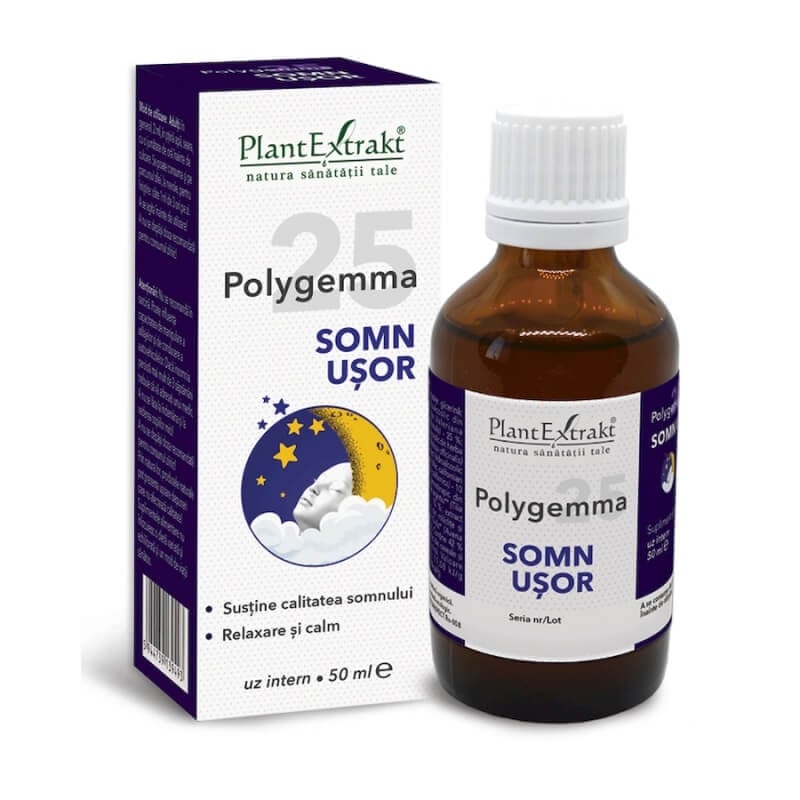 Polygemma 25, Somn Usor, 50 ml, PlantExtrakt Polygemma 25, Somn Usor, 50 ml, PlantExtrakt