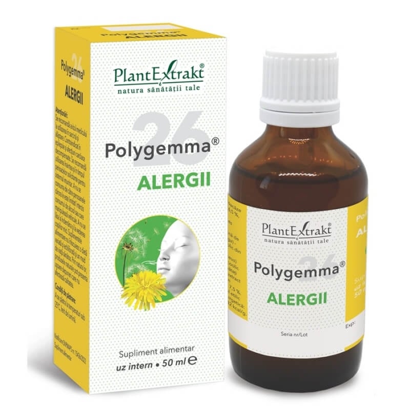 Polygemma 26, Alergii, 50 ml, PlantExtrakt Polygemma 26, Alergii, 50 ml, PlantExtrakt
