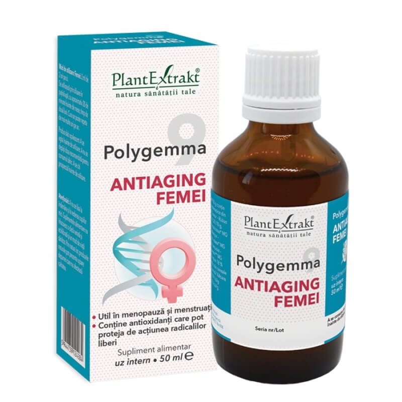 Polygemma 9, Antiaging Femei, 50 ml, PlantExtrakt Polygemma 9, Antiaging Femei, 50 ml, PlantExtrakt