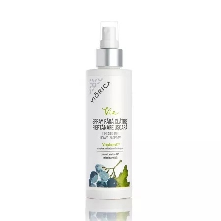 Spray fara clatire pentru pieptanare usoara Vie, 200 ml, Viorica Spray fara clatire pentru pieptanare usoara Vie, 200 ml, Viorica