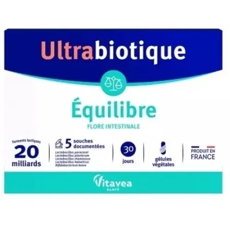 Equilibre Balance Ultrabiotique, 30 capsule, Vitavea Equilibre Balance Ultrabiotique, 30 capsule, Vitavea