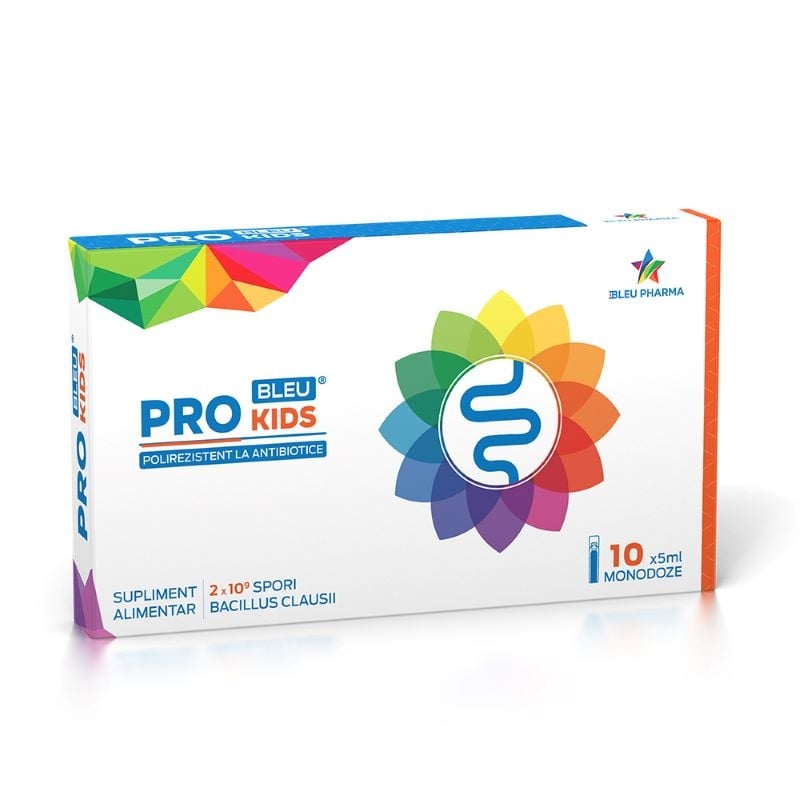Pro Bleu Kids 5 ml, 10 monodoze, Bleu Pharma Pro Bleu Kids 5 ml, 10 monodoze, Bleu Pharma