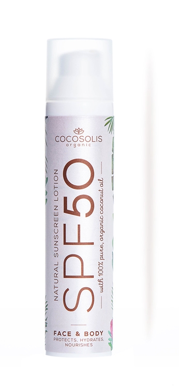 Natural Sunscreen lotiune SPF 50, 110ml, Cocosolis Natural Sunscreen lotiune SPF 50, 110ml, Cocosolis