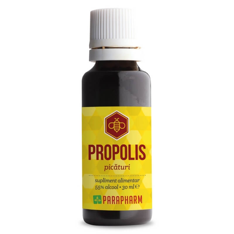 Propolis picaturi, 30 ml, Parapharm Propolis picaturi, 30 ml, Parapharm