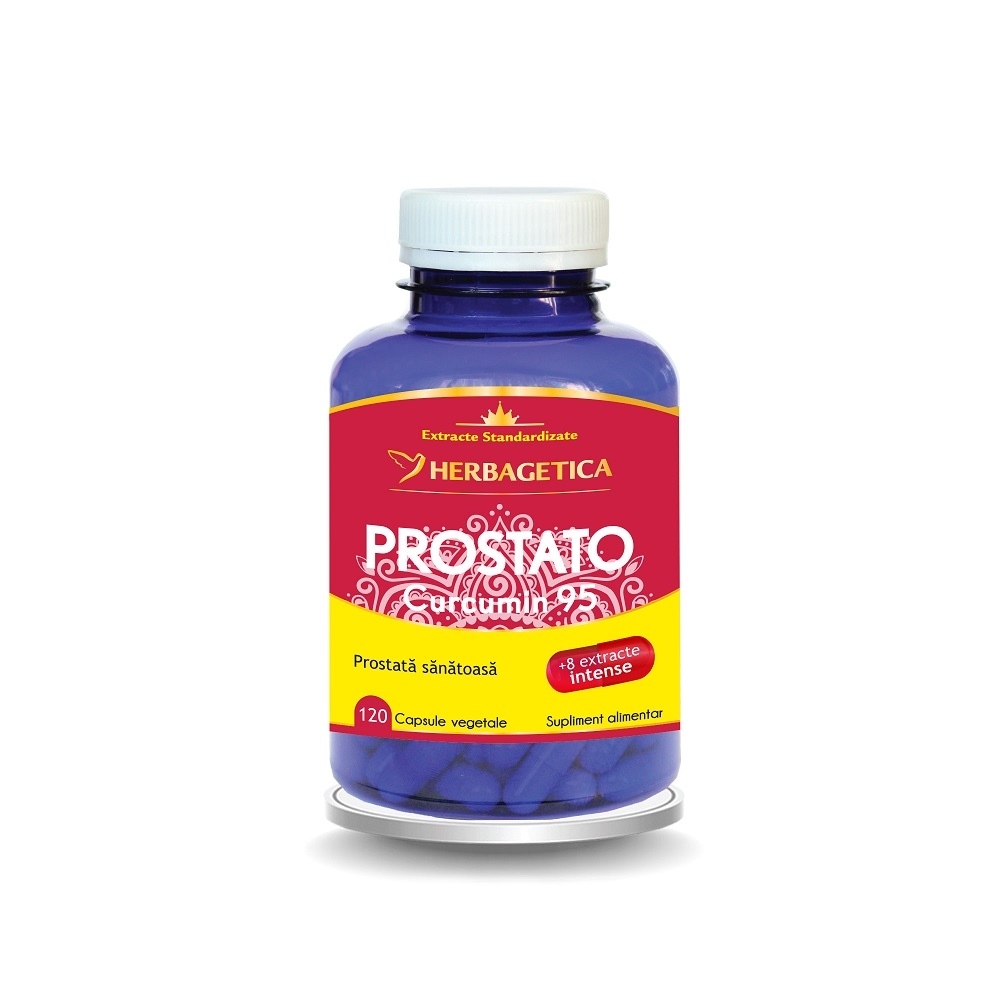 Prostato Curcumin 95, 120 capsule, Herbagetica Prostato Curcumin 95, 120 capsule, Herbagetica