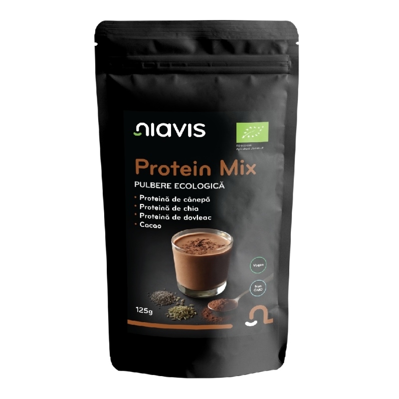 Protein Mix pulbere ecologica, 125g, Niavis Protein Mix pulbere ecologica, 125g, Niavis