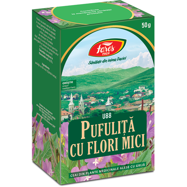 Ceai pufulita cu flori mici 50g, Fares
