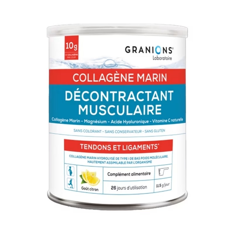 Pulbere Decontractant Musculaire Collagene Marin, 300 g, Granions Pulbere Decontractant Musculaire Collagene Marin, 300 g, Granions