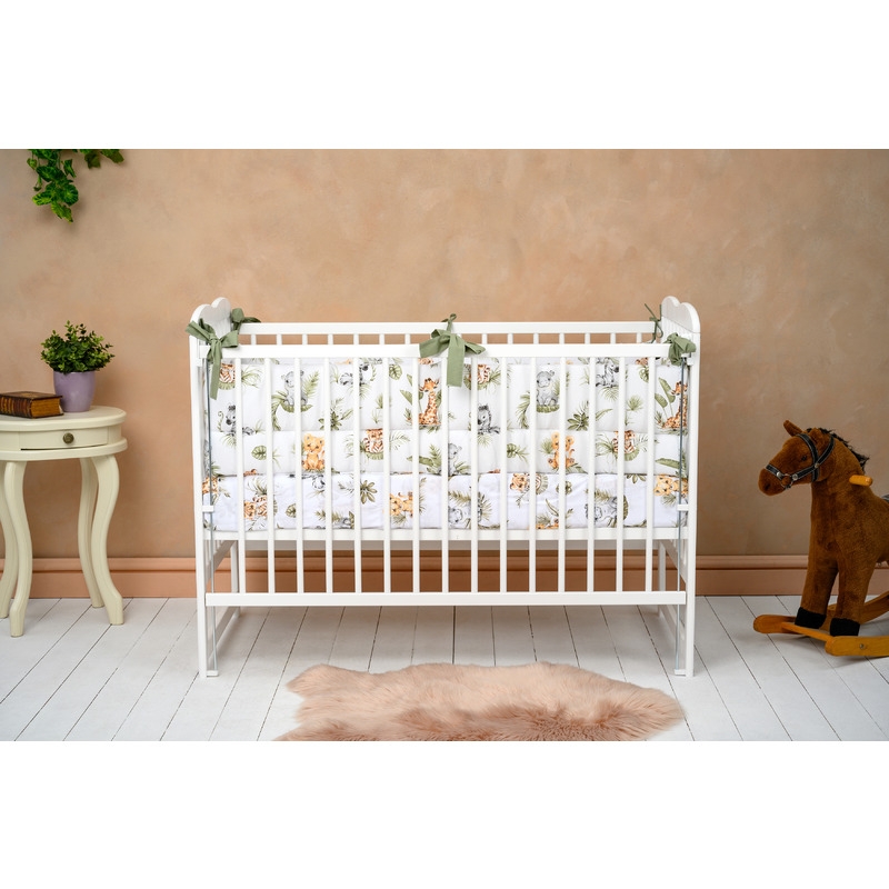Qmini - Patut din lemn Agata120x60 cm, Cu laterala culisanta, Din lemn de pin, Stabil si rezistent, Inaltime saltea reglabila pe 3 nivele, Laterala cu 3 bete detasabile, EN716-1, EN716-2, Alb Qmini - Patut din lemn Agata120x60 cm, Cu laterala culisanta, Din lemn de pin, Stabil si rezistent, Inaltime saltea reglabila pe 3 nivele, Laterala cu 3 bete detasabile, EN716-1, EN716-2, Alb
