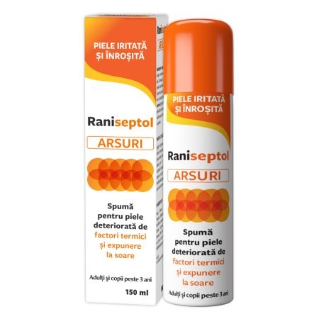 Raniseptol Arsuri spuma, 150 ml, Zdrovit Raniseptol Arsuri spuma, 150 ml, Zdrovit