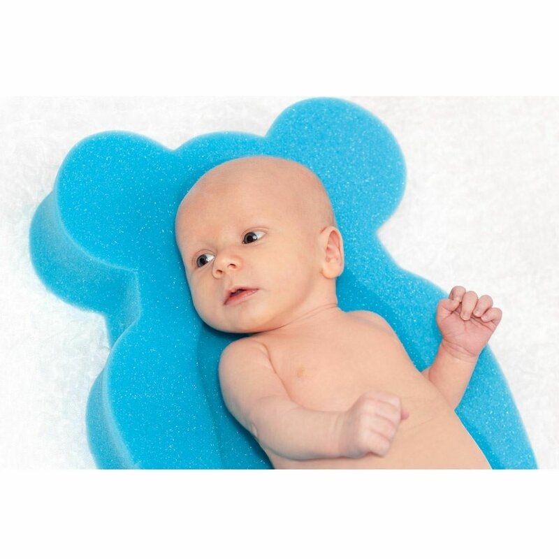 Reductor de baie, New Baby, Maxi, Din burete, 58 cm, Cu jucarii din spuma, Bear Pink Reductor de baie, New Baby, Maxi, Din burete, 58 cm, Cu jucarii din spuma, Bear Pink