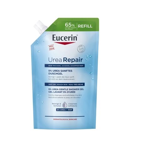 Rezerva gel de dus reparator cu 5% uree, Ureea Repair, 400 ml, Eucerin Rezerva gel de dus reparator cu 5% uree, Ureea Repair, 400 ml, Eucerin