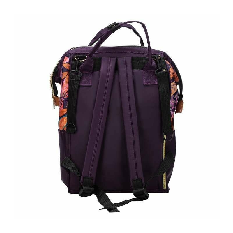 Rucsac pentru mamici, Simply, Cu multiple compartimente, FreeON, 25 x 16 x 40cm, Black