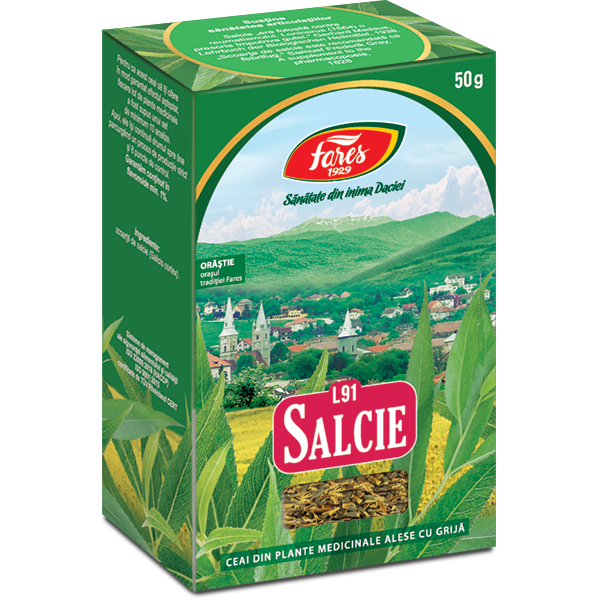Ceai scoarta de salcie 50g, Fares