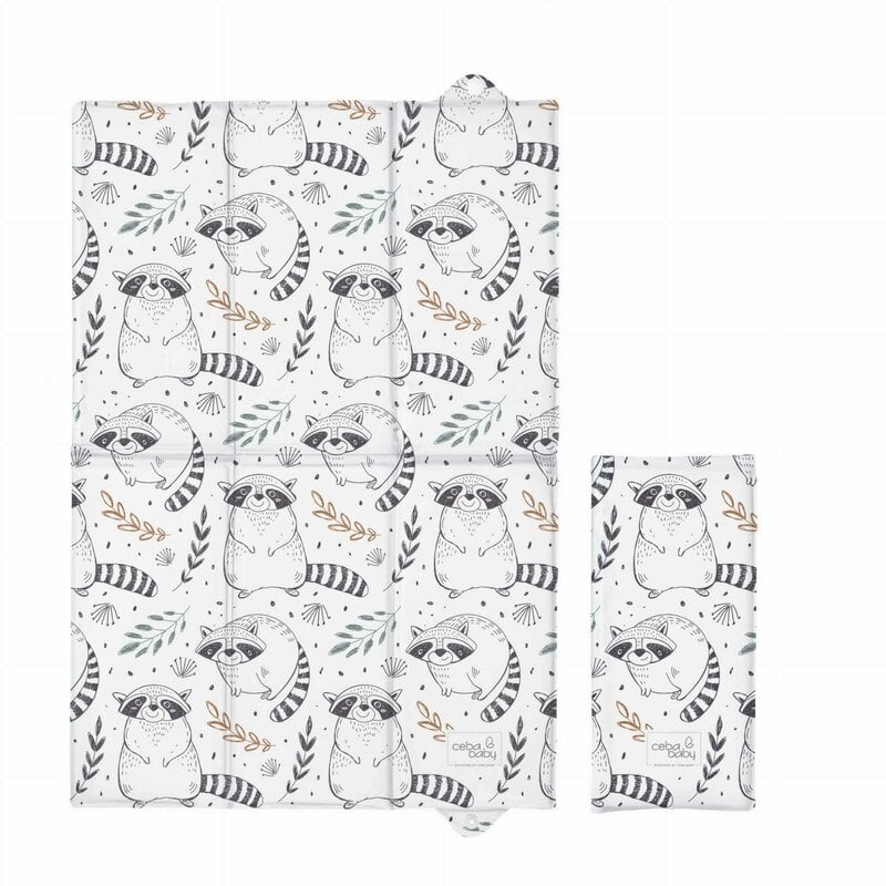 Saltea de infasat, Ceba Baby, Pliabila, 60 x 40 cm, Raccoon Saltea de infasat, Ceba Baby, Pliabila, 60 x 40 cm, Raccoon