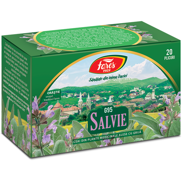 Ceai salvie 20plicuri, Fares