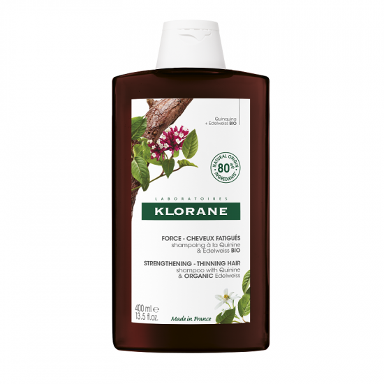 Klorane - Sampon chinina si floare de colt bio 400ml Klorane - Sampon chinina si floare de colt bio 400ml