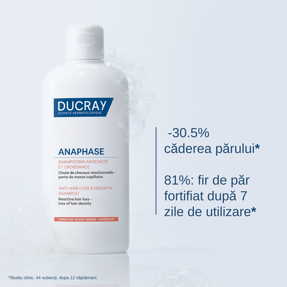 Sampon complementar impotriva caderii parului Anaphase, 200 ml, Ducray