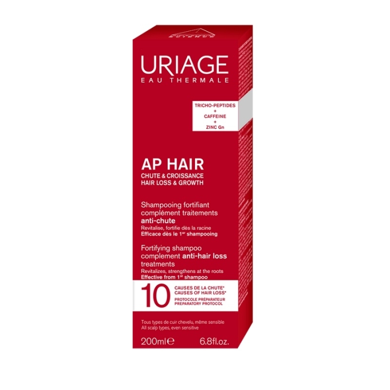Sampon impotriva caderii parului AP Hair, 200 ml, Uriage Sampon impotriva caderii parului AP Hair, 200 ml, Uriage