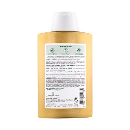 Sampon cu unt de mango Bio, 200 ml, Klorane