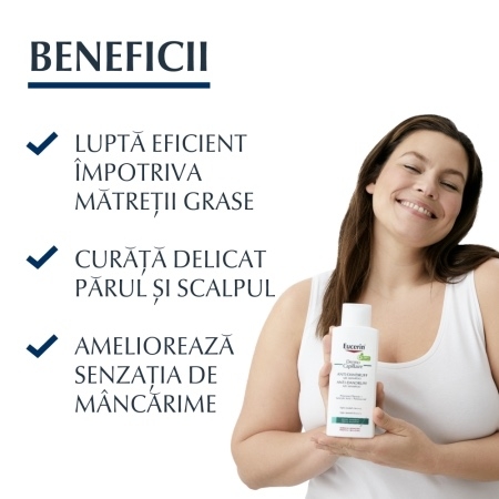 Sampon gel impotriva matretii grase Dermo Capillaire, 250 ml, Eucerin