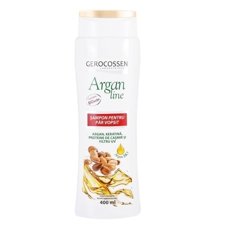 Sampon pentru par vopsit Argan Line, 400 ml, Gerocossen Sampon pentru par vopsit Argan Line, 400 ml, Gerocossen