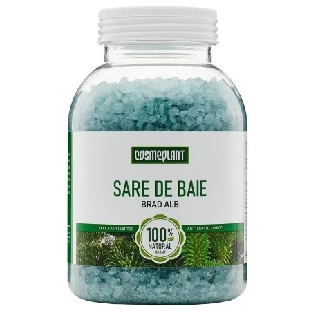 Sare de baie cu extract si ulei esential de brad alb Cosmeplant, 1000 g, Viorica Sare de baie cu extract si ulei esential de brad alb Cosmeplant, 1000 g, Viorica