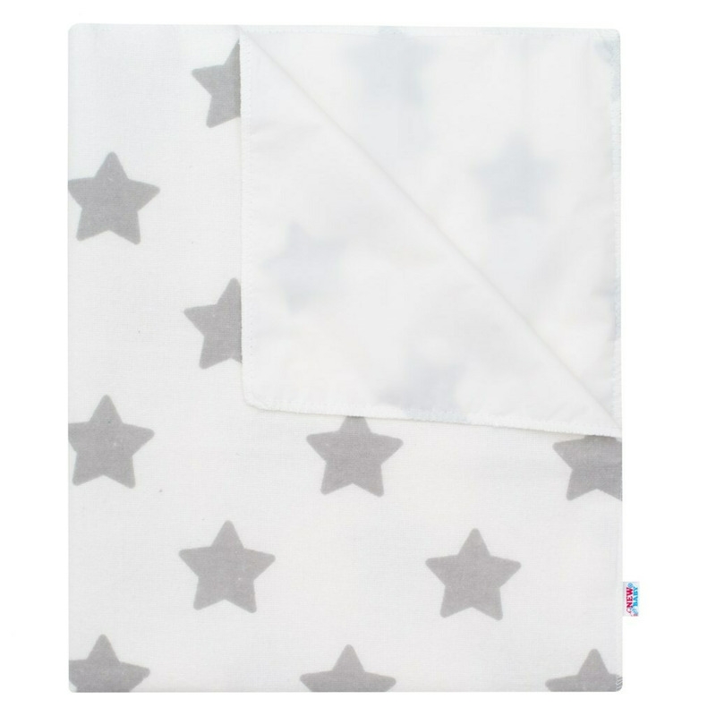 Scutec impermeabil din flanel, Cu multiple intrebuintari, Dimensiune 57x47 cm, New Baby, Stars Scutec impermeabil din flanel, Cu multiple intrebuintari, Dimensiune 57x47 cm, New Baby, Stars