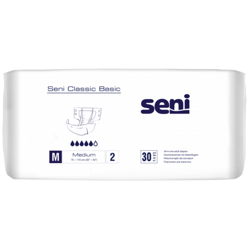 Scutece adulti Classic Basic Medium 30bucati, Seni Scutece adulti Classic Basic Medium 30bucati, Seni