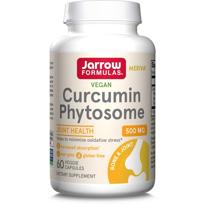 Curcumin Phytosome Jarrow Formulas, 60 capsule vegetale, Secom Curcumin Phytosome Jarrow Formulas, 60 capsule vegetale, Secom