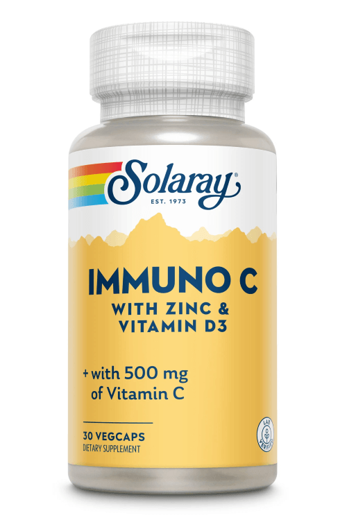Immuno C cu Zinc si vitamina D3, Solaray, 30 capsule, Secom Immuno C cu Zinc si vitamina D3, Solaray, 30 capsule, Secom