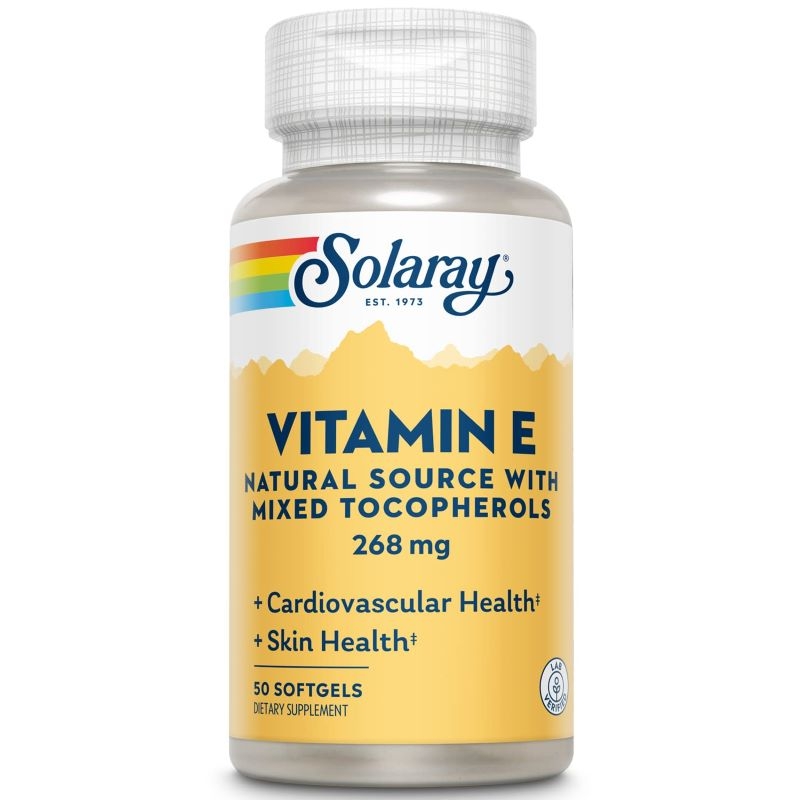 Vitamina E Solaray, 400UI, 50 capsule, Secom Vitamina E Solaray, 400UI, 50 capsule, Secom