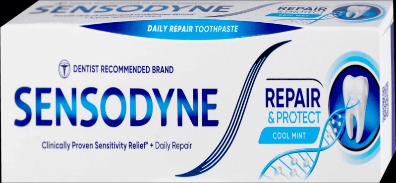 Pasta de dinti Repair & Protect Cool Mint, 75 ml, Sensodyne Pasta de dinti Repair & Protect Cool Mint, 75 ml, Sensodyne