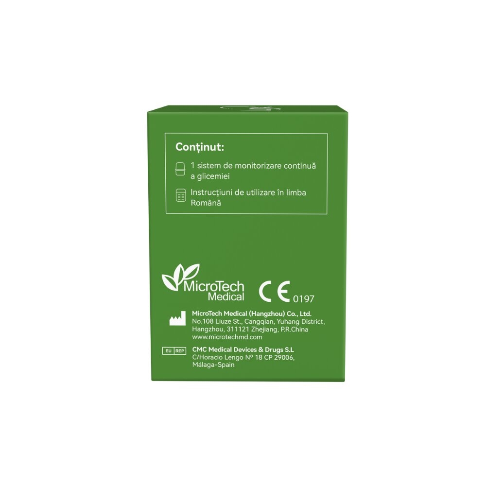 Senzor monitorizare glicemie 1 bucata + 1 plasture cadou, Linx