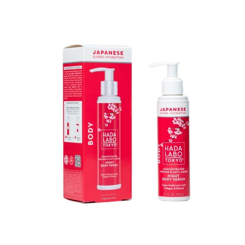Ser concentrat de noapte pentru mentinerea fermitatii pielii, 150 ml, Hada Labo Tokyo Ser concentrat de noapte pentru mentinerea fermitatii pielii, 150 ml, Hada Labo Tokyo