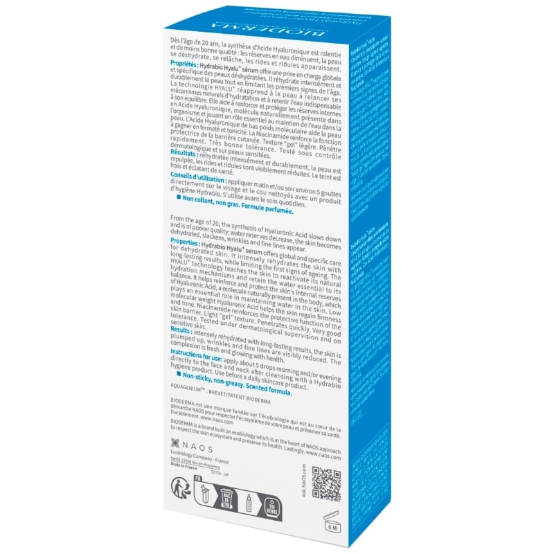 Ser hidratant Hydrabio Hyalu+, 30 ml, Bioderma Ser hidratant Hydrabio Hyalu+, 30 ml, Bioderma