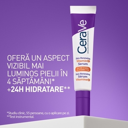 Serum cu vitamina C Skin Renewing, 30 ml, Cerave