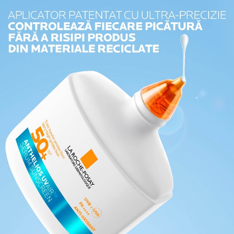 Serum de fata SPF 50+ Anthelios UVAir, 50 ml, La Roche-Posay