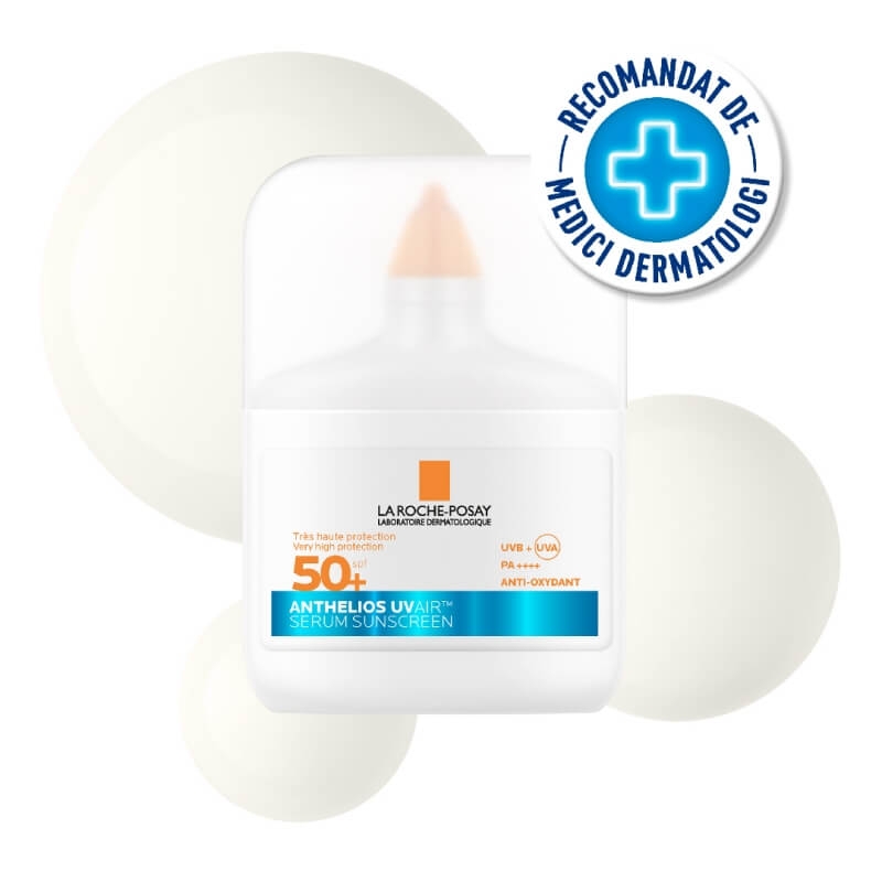 Serum de fata SPF 50+ Anthelios UVAir, 50 ml, La Roche-Posay