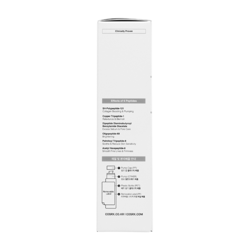 Serum Pentru Fata Cu 6 Peptide The 6 Peptide Skin Booster, 150 ml, Cosrx Serum Pentru Fata Cu 6 Peptide The 6 Peptide Skin Booster, 150 ml, Cosrx