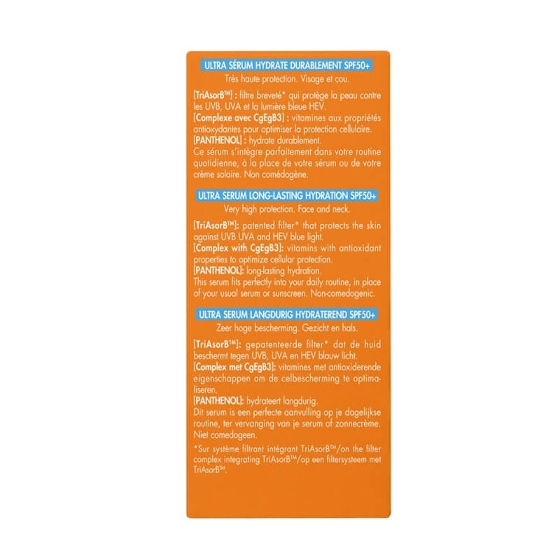 Ultra Serum de fata hidratant SPF 50+, 30 ml, Avene