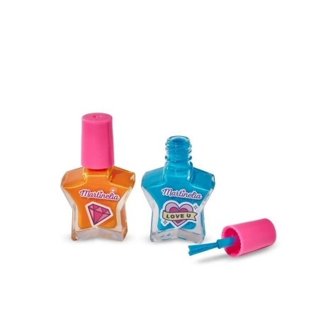 Set de 2 lacuri de unghii pentru copii Crush, diverse culori, 4 ml, Martinelia Set de 2 lacuri de unghii pentru copii Crush, diverse culori, 4 ml, Martinelia