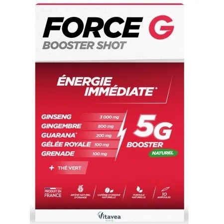 Force G Booster, 10 fiole buvabile, Vitavea Force G Booster, 10 fiole buvabile, Vitavea