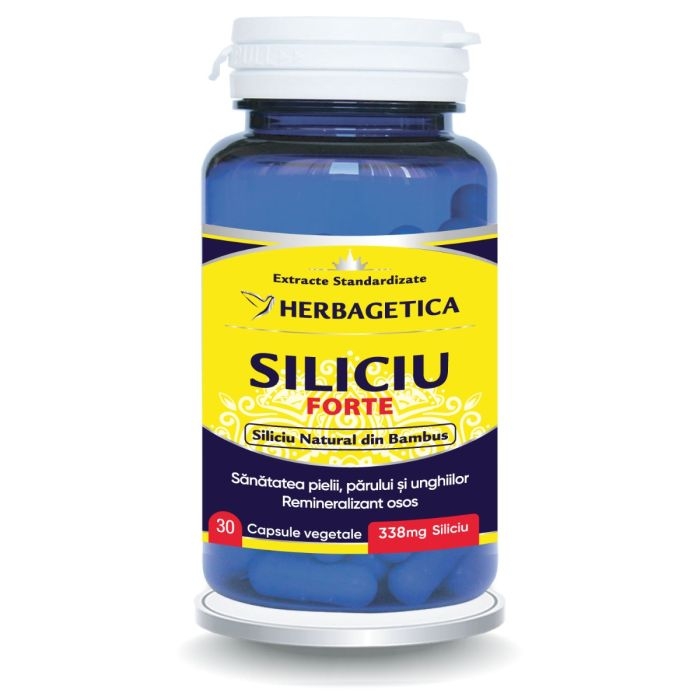 Siliciu Forte, 30 capsule, Herbagetica